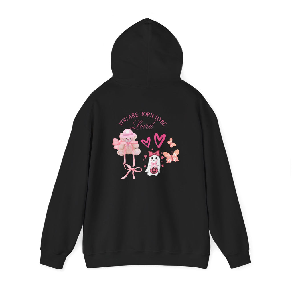Cute Cat and Candy Design Unisex Hoodie