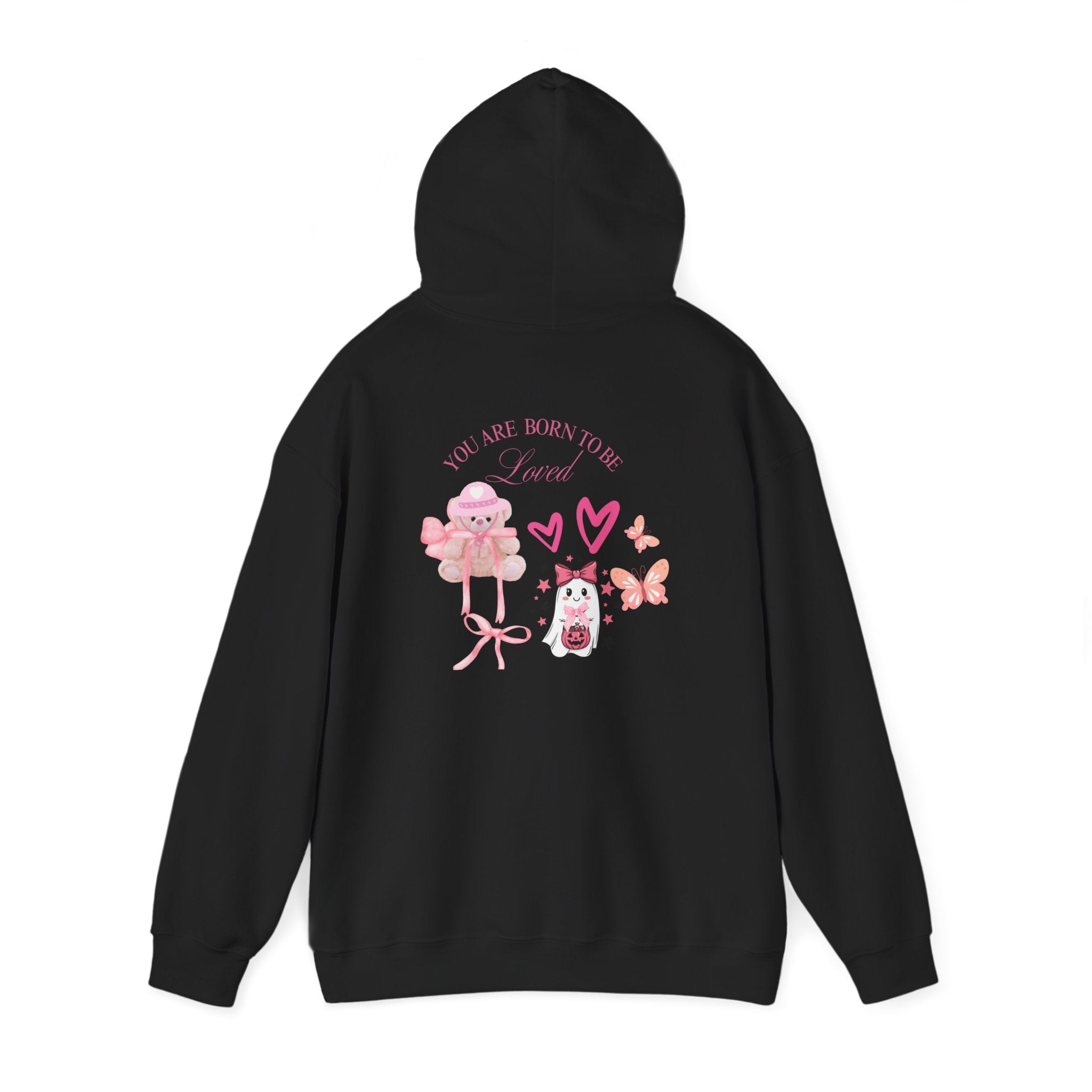 Cute Cat and Candy Design Unisex Hoodie