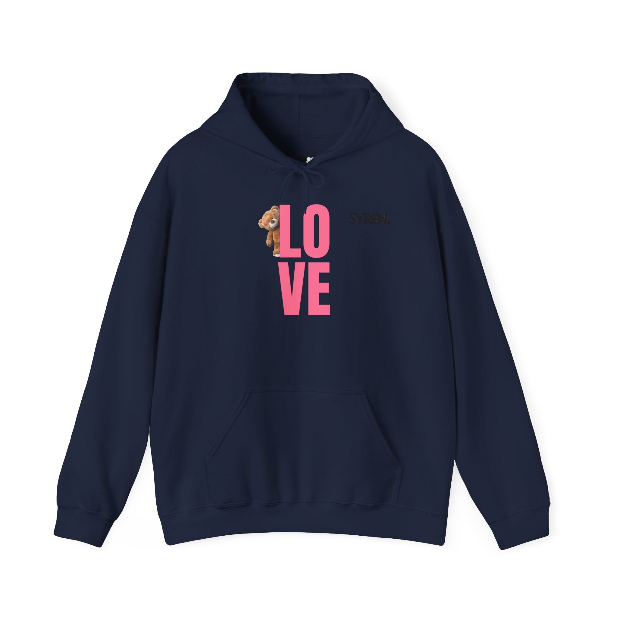 Cute bear and Love Hoodie