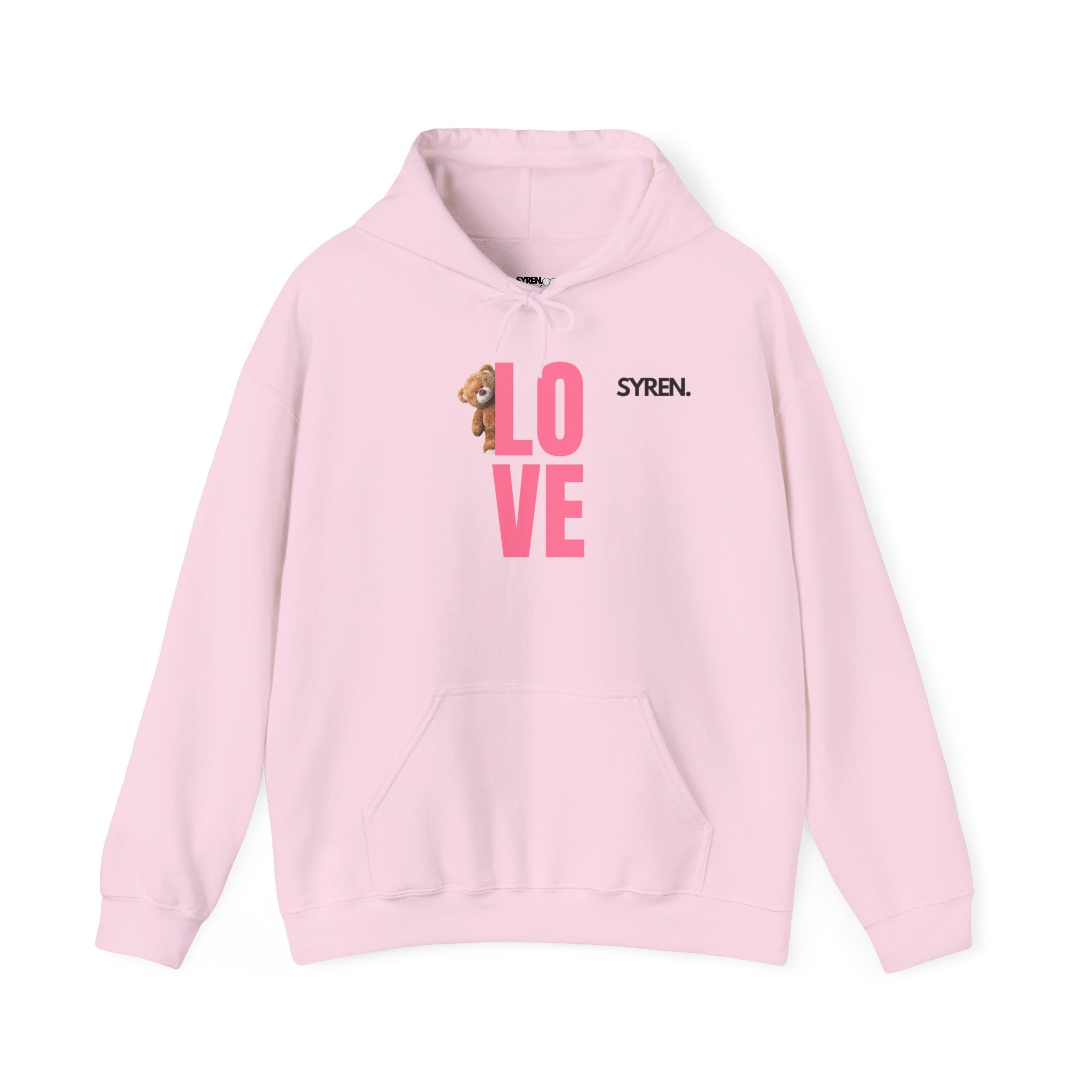 Cute bear and Love Hoodie