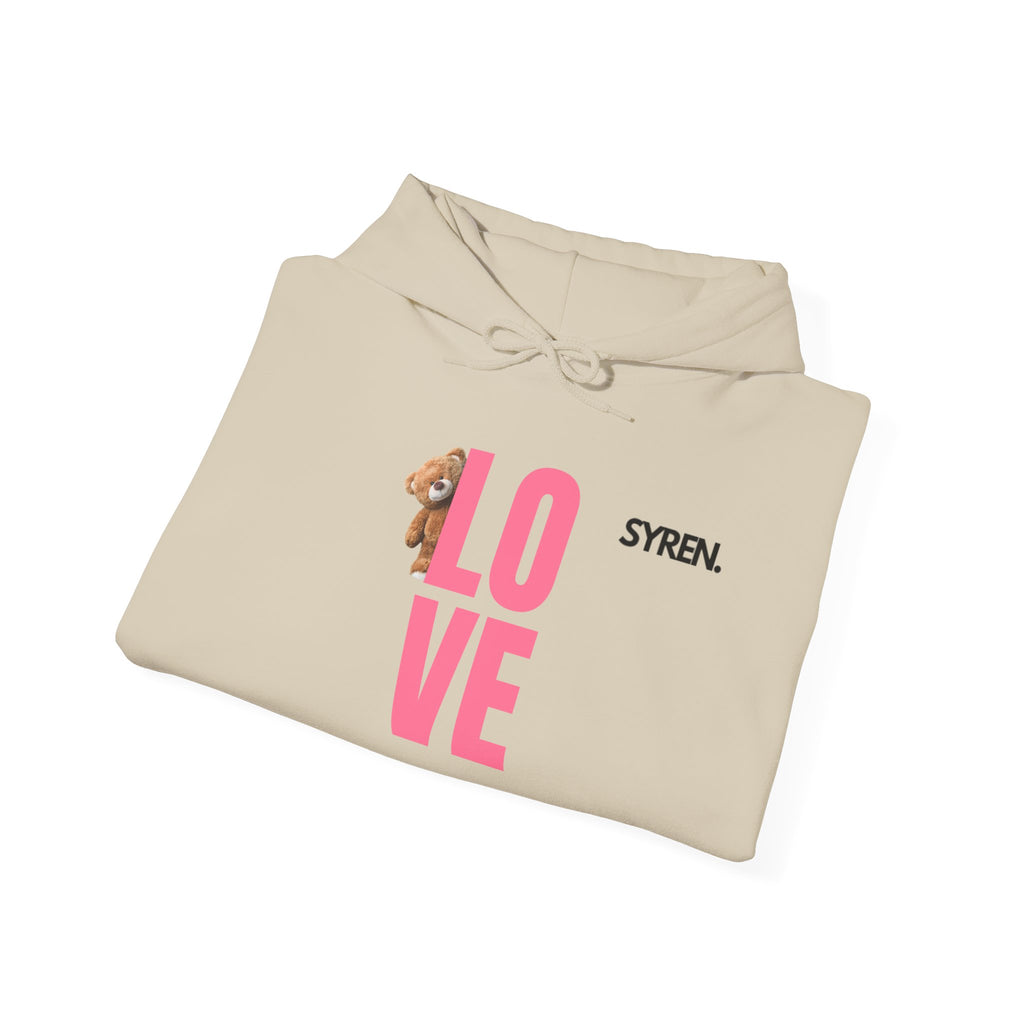 Cute bear and Love Hoodie