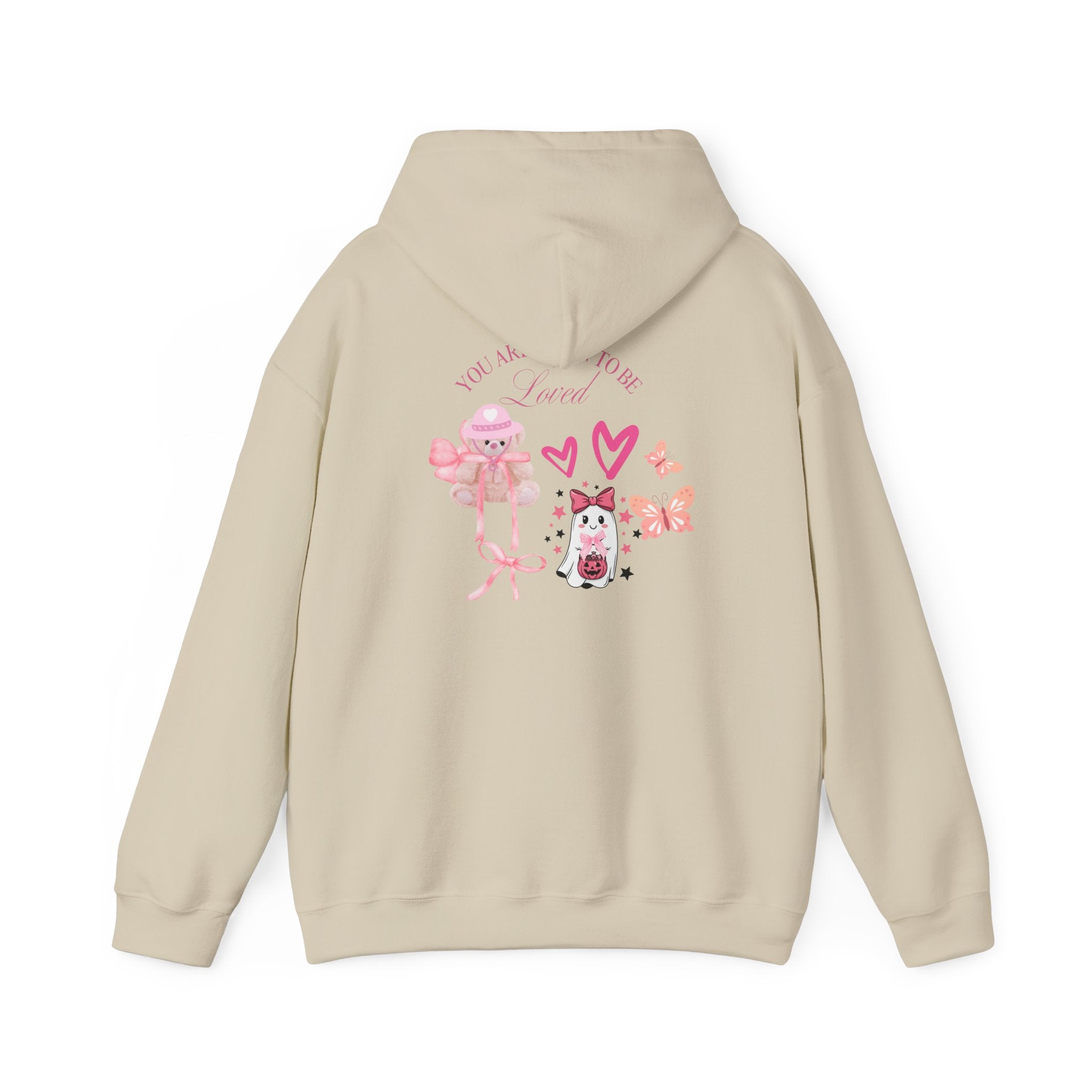 Cute Cat and Candy Design Unisex Hoodie