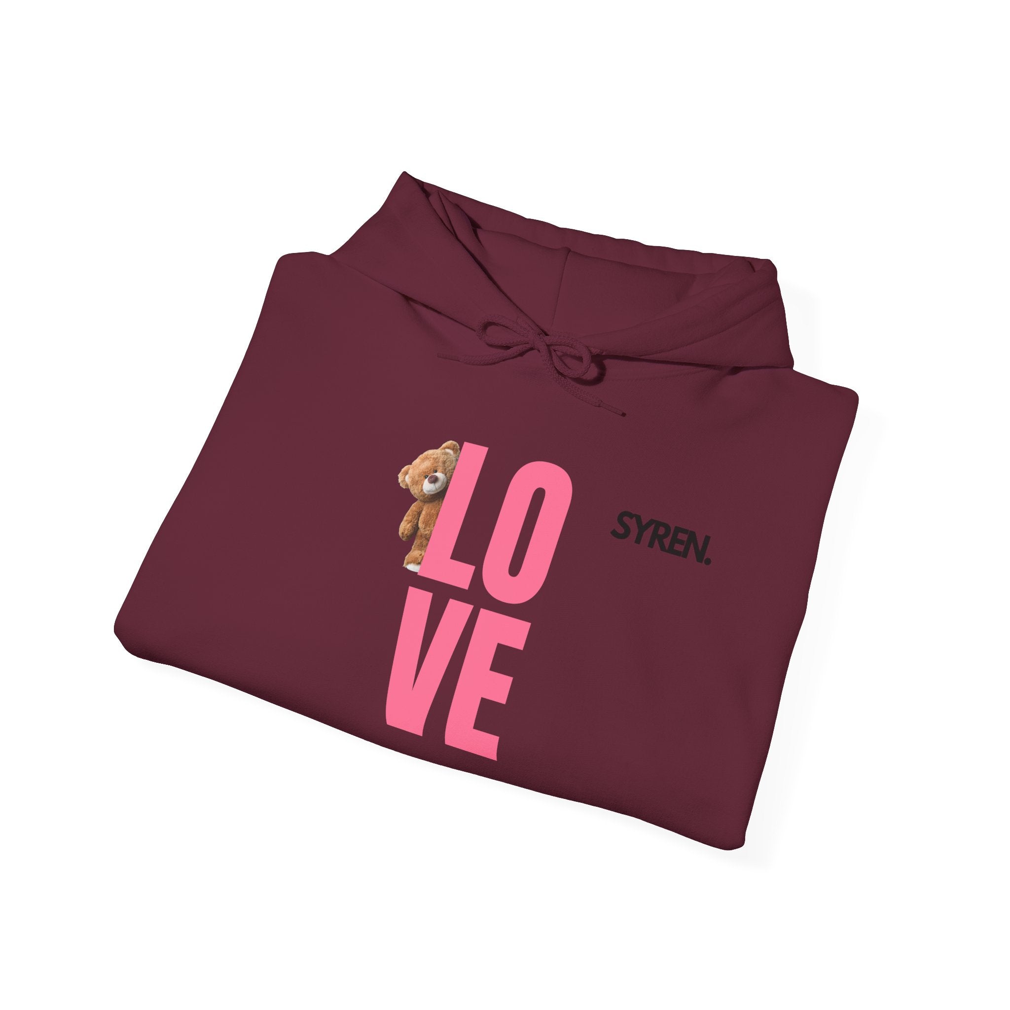 Cute bear and Love Hoodie