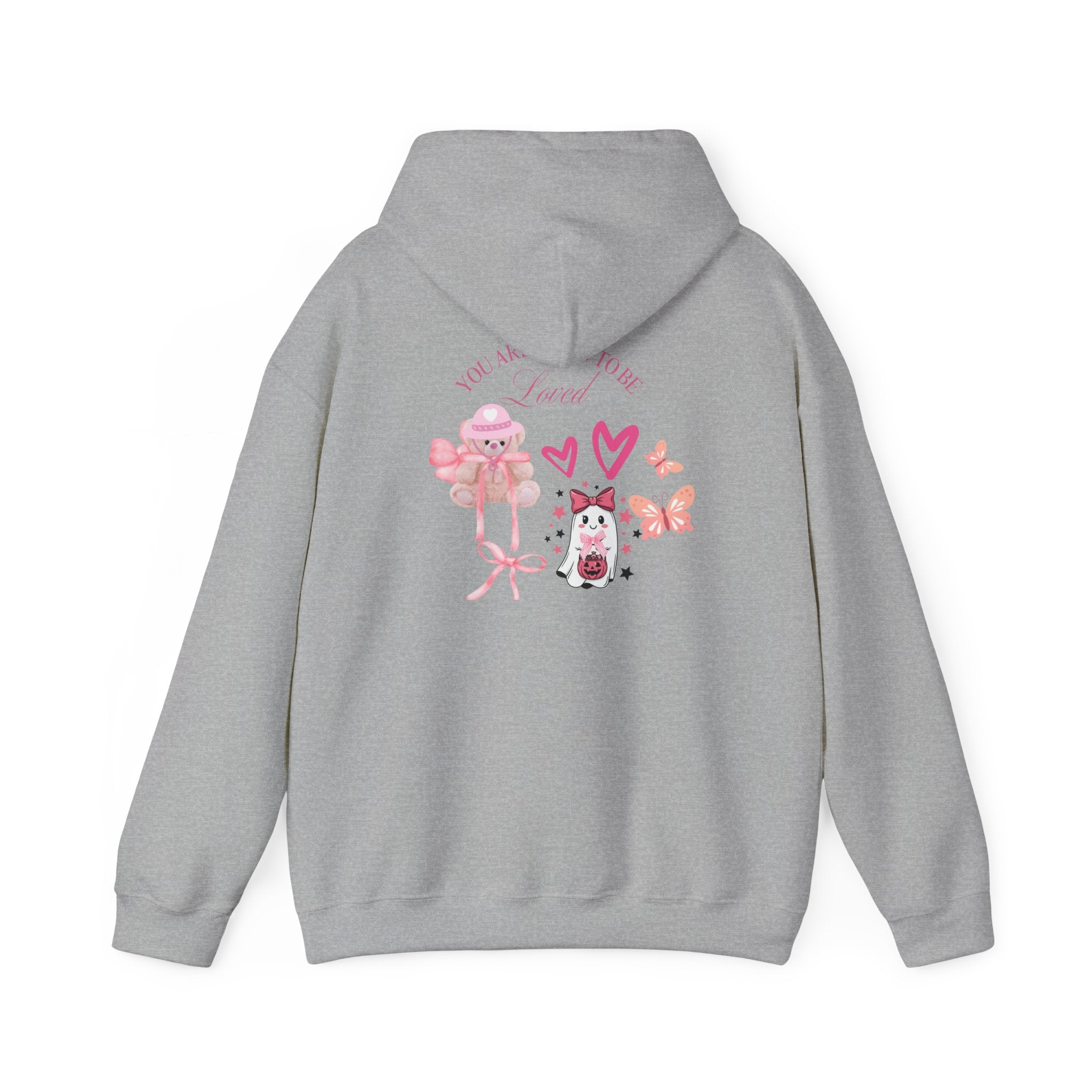 Cute Cat and Candy Design Unisex Hoodie