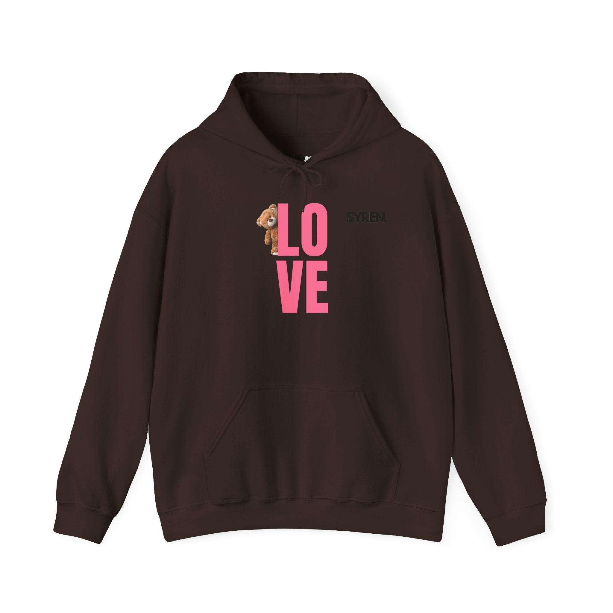 Cute bear and Love Hoodie