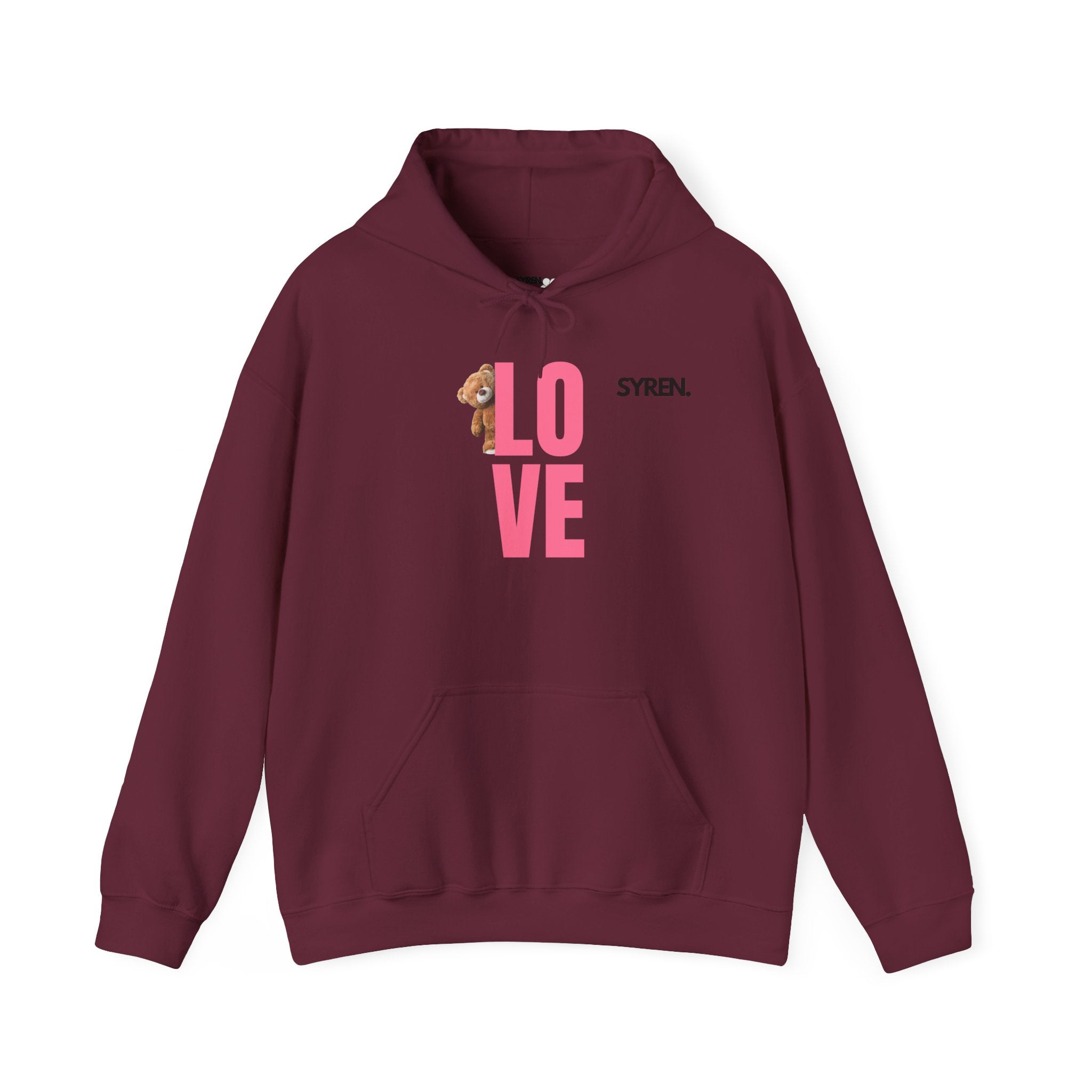 Cute bear and Love Hoodie
