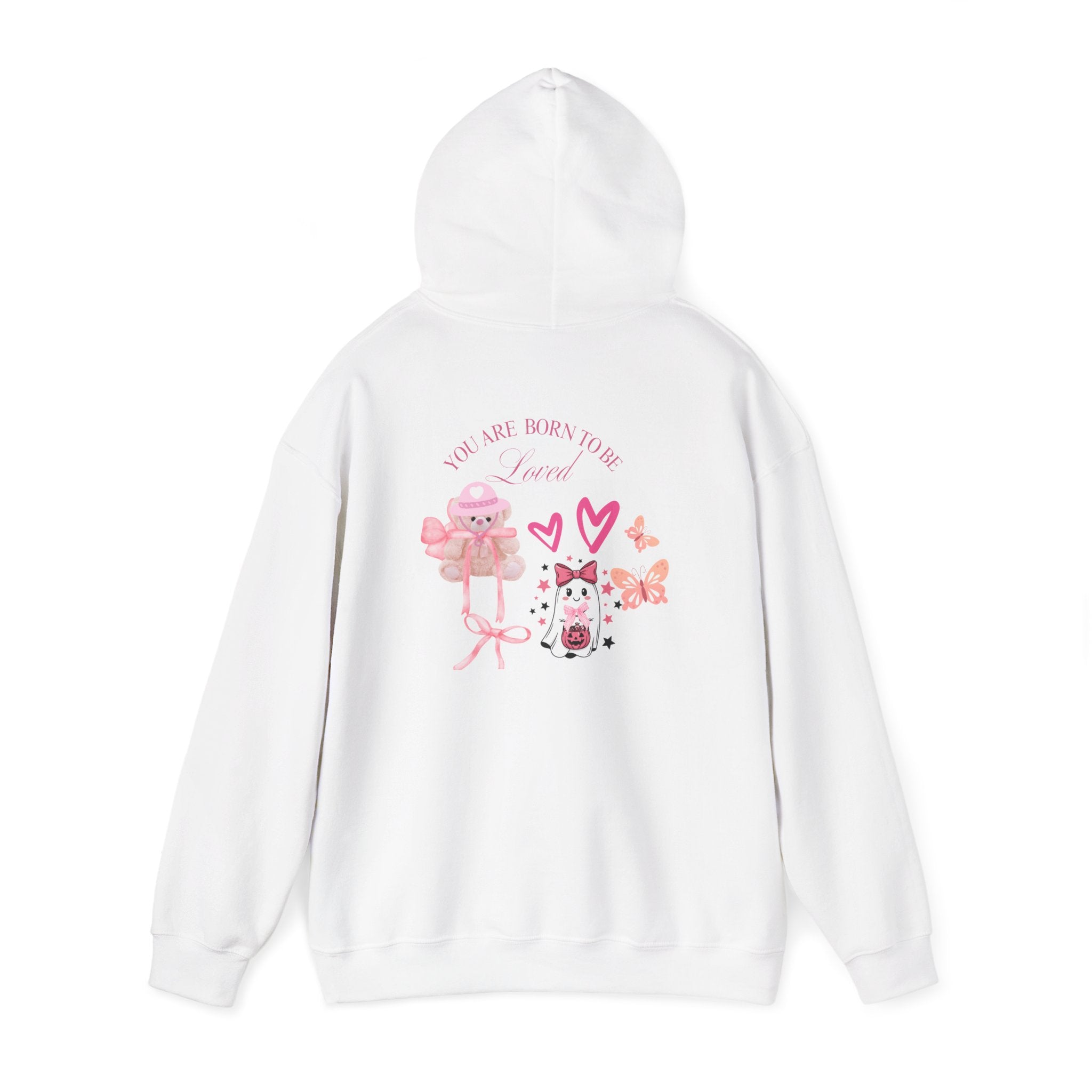 Cute Cat and Candy Design Unisex Hoodie