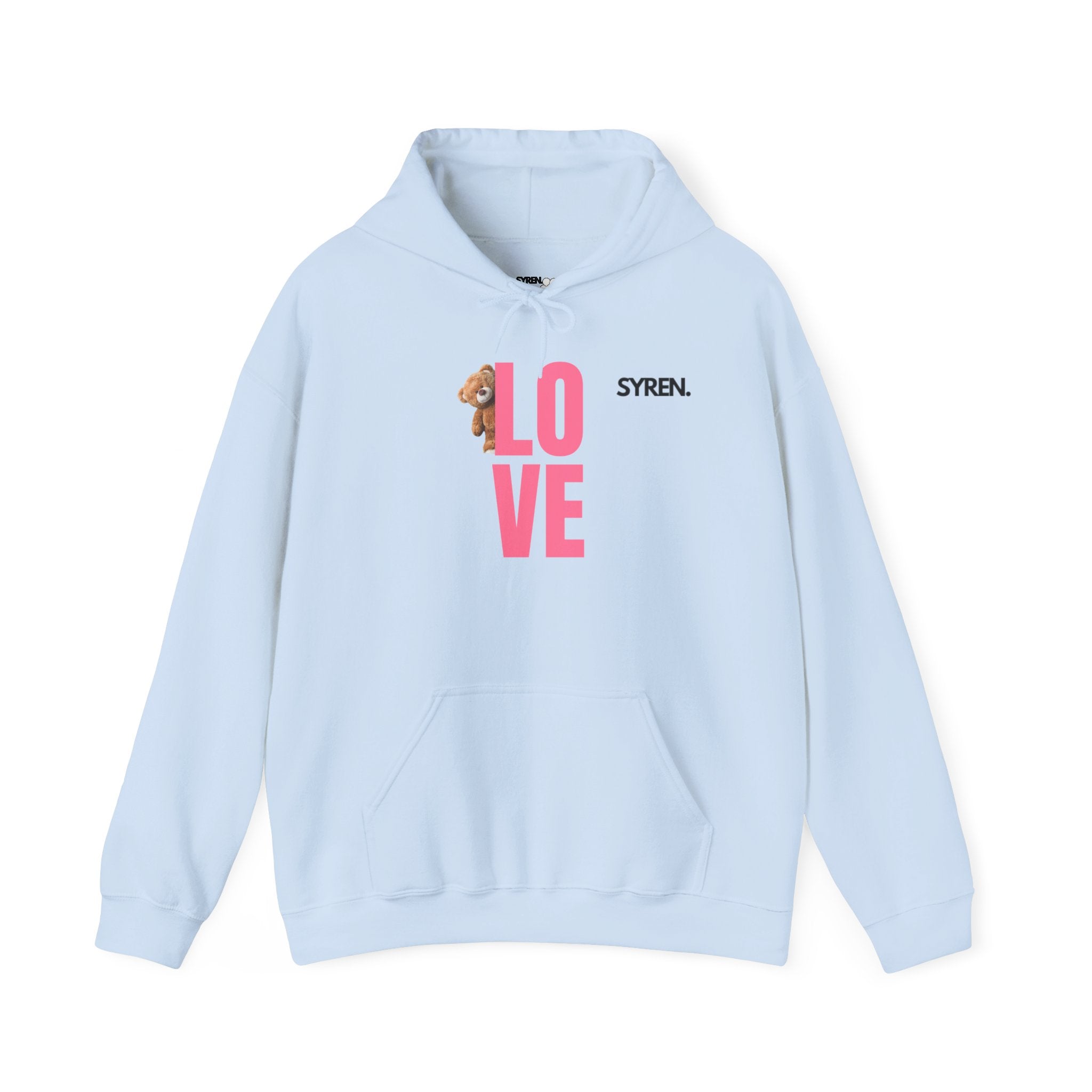 Cute bear and Love Hoodie