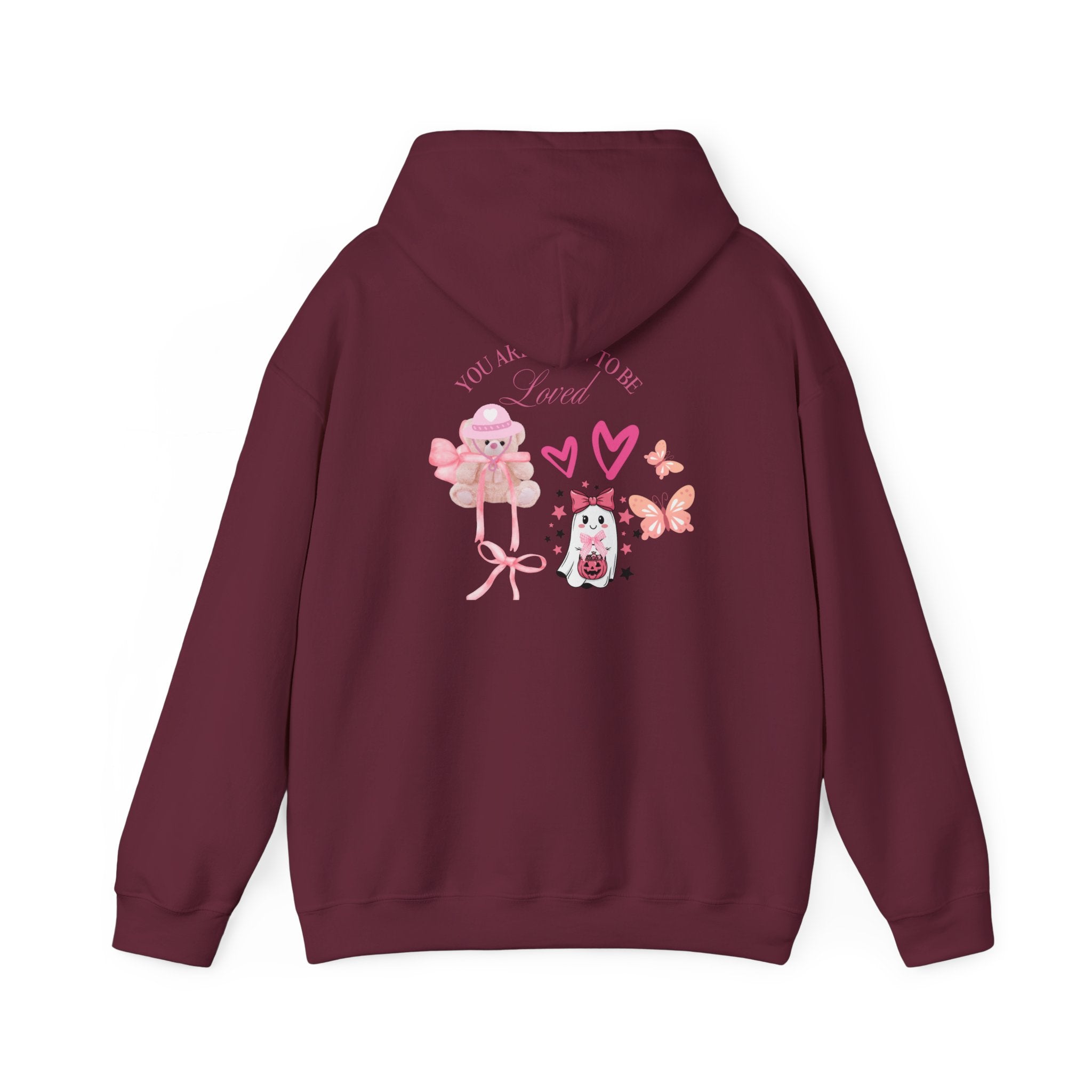 Cute bear and Love Hoodie