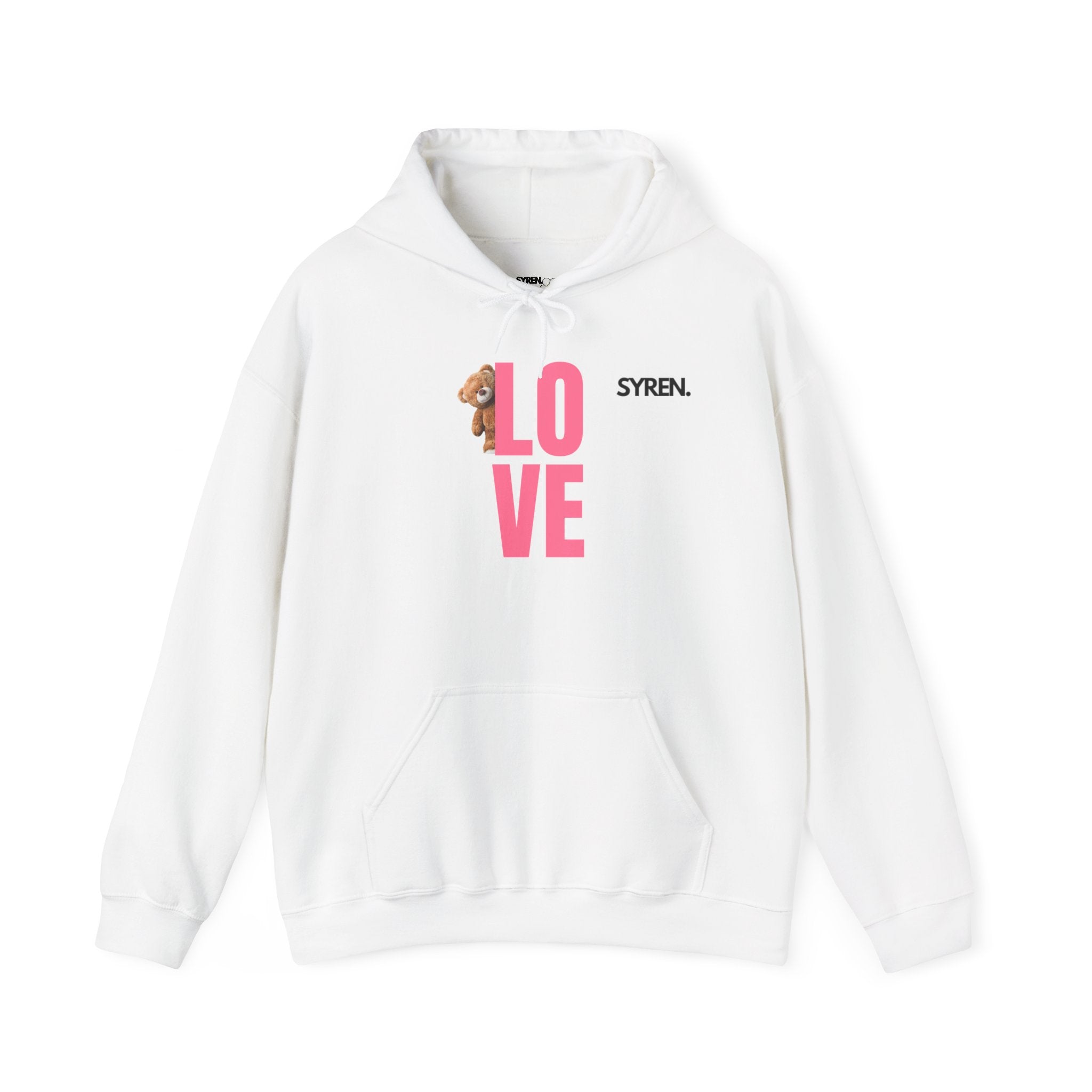 Cute bear and Love Hoodie