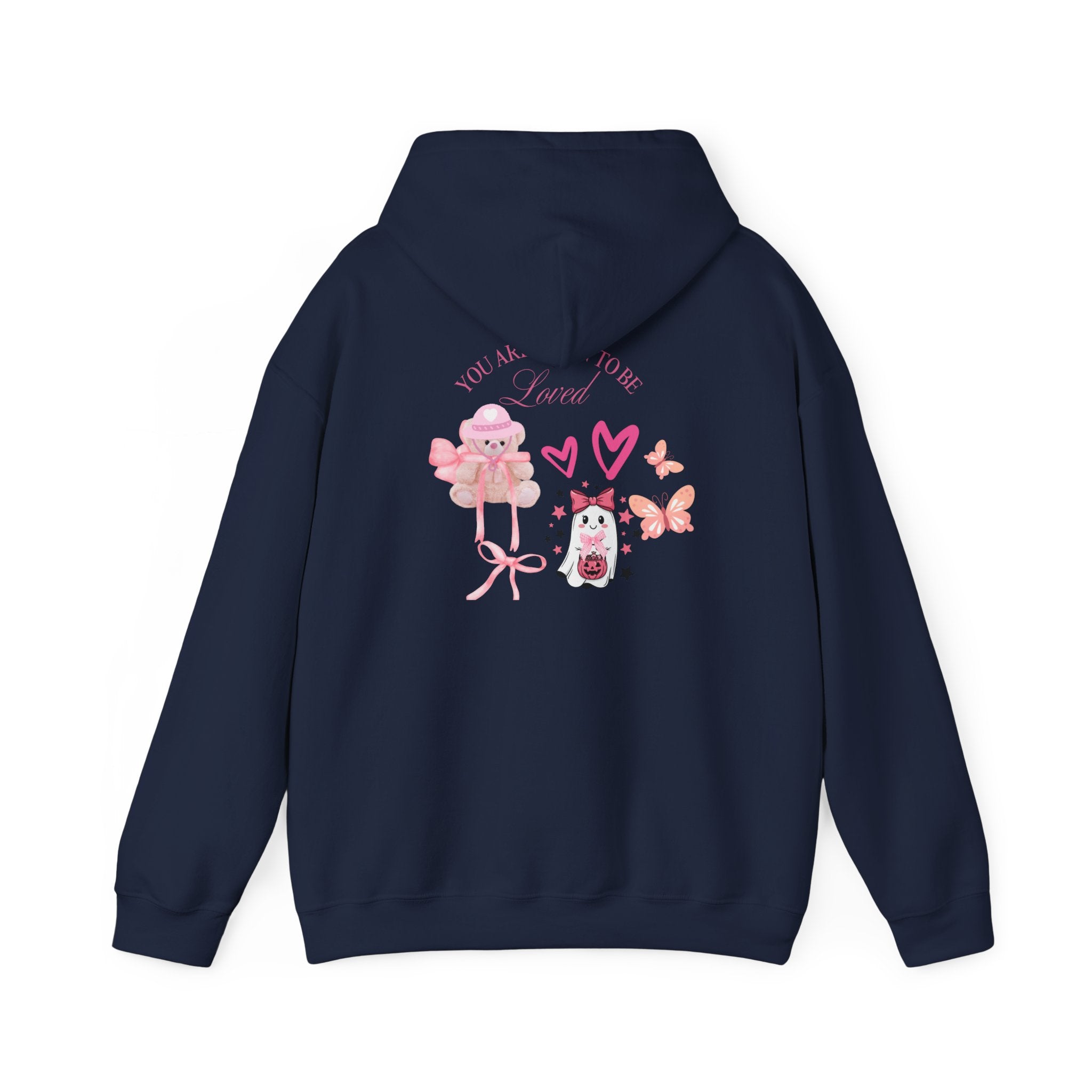 Cute Cat and Candy Design Unisex Hoodie