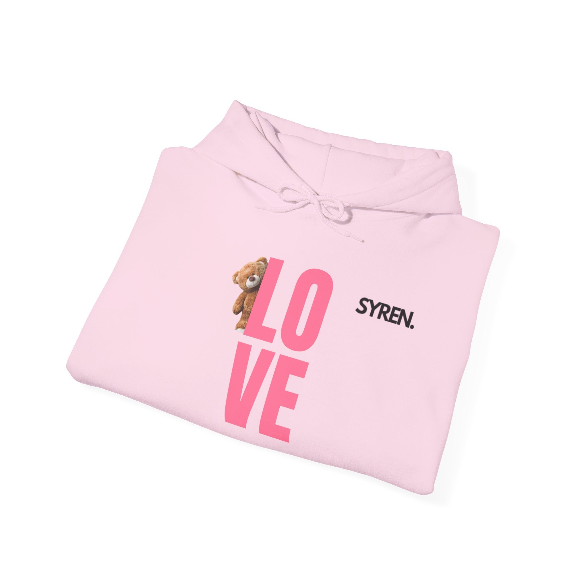 Cute bear and Love Hoodie