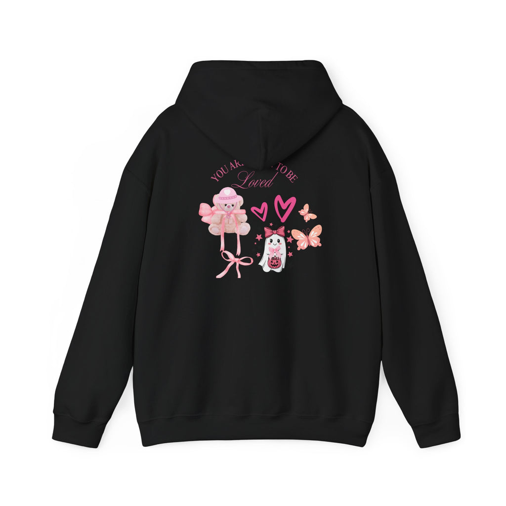 Cute Cat and Candy Design Unisex Hoodie