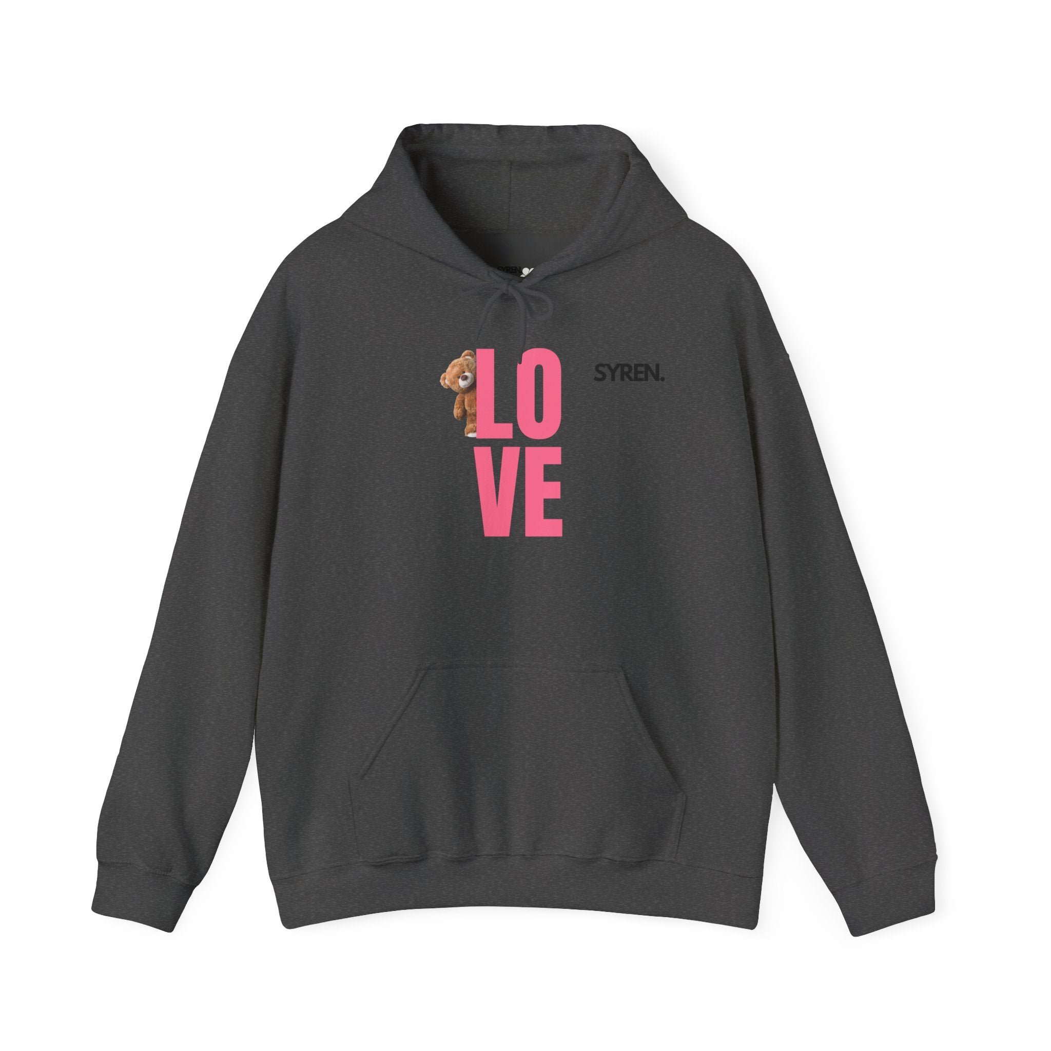 Cute bear and Love Hoodie