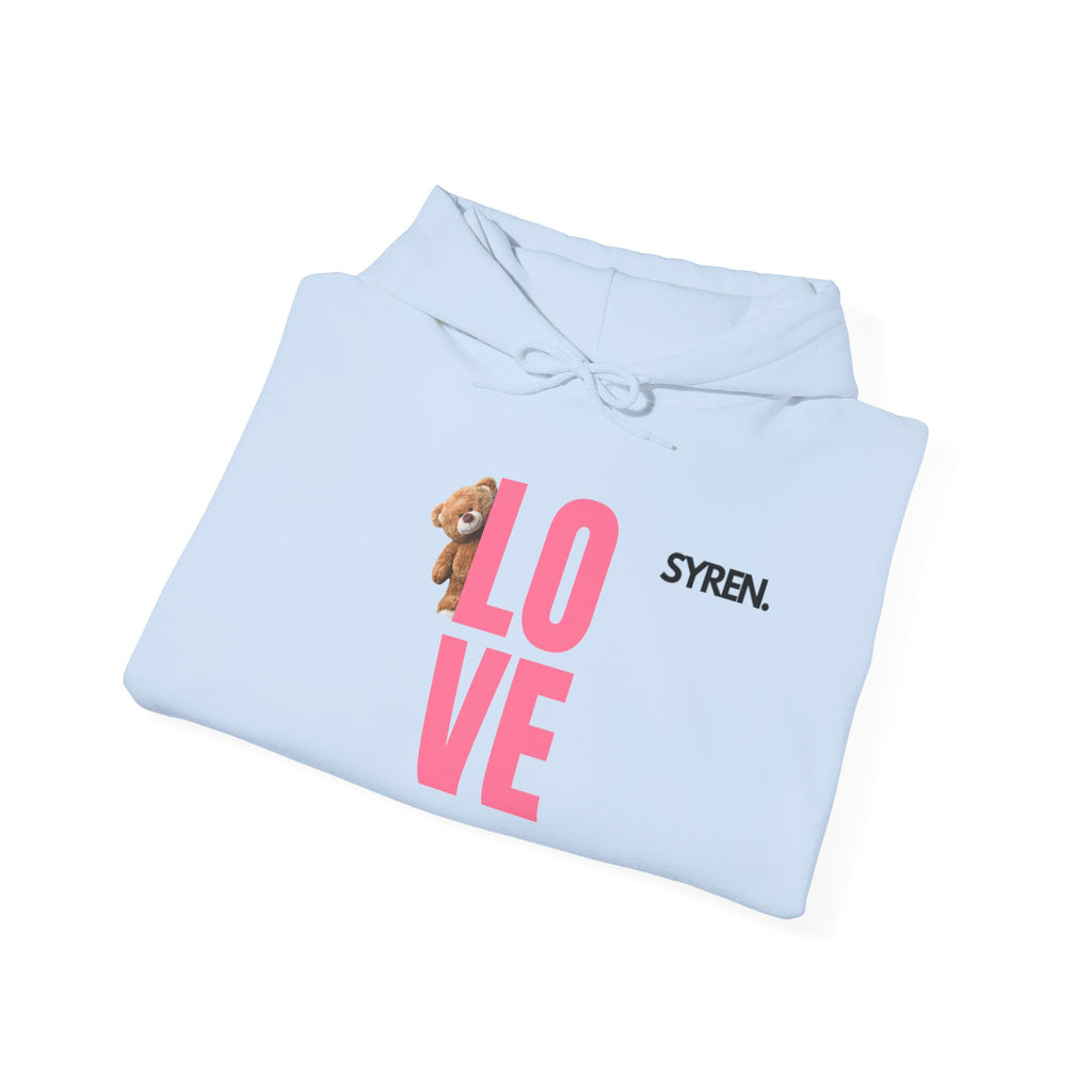 Cute bear and Love Hoodie