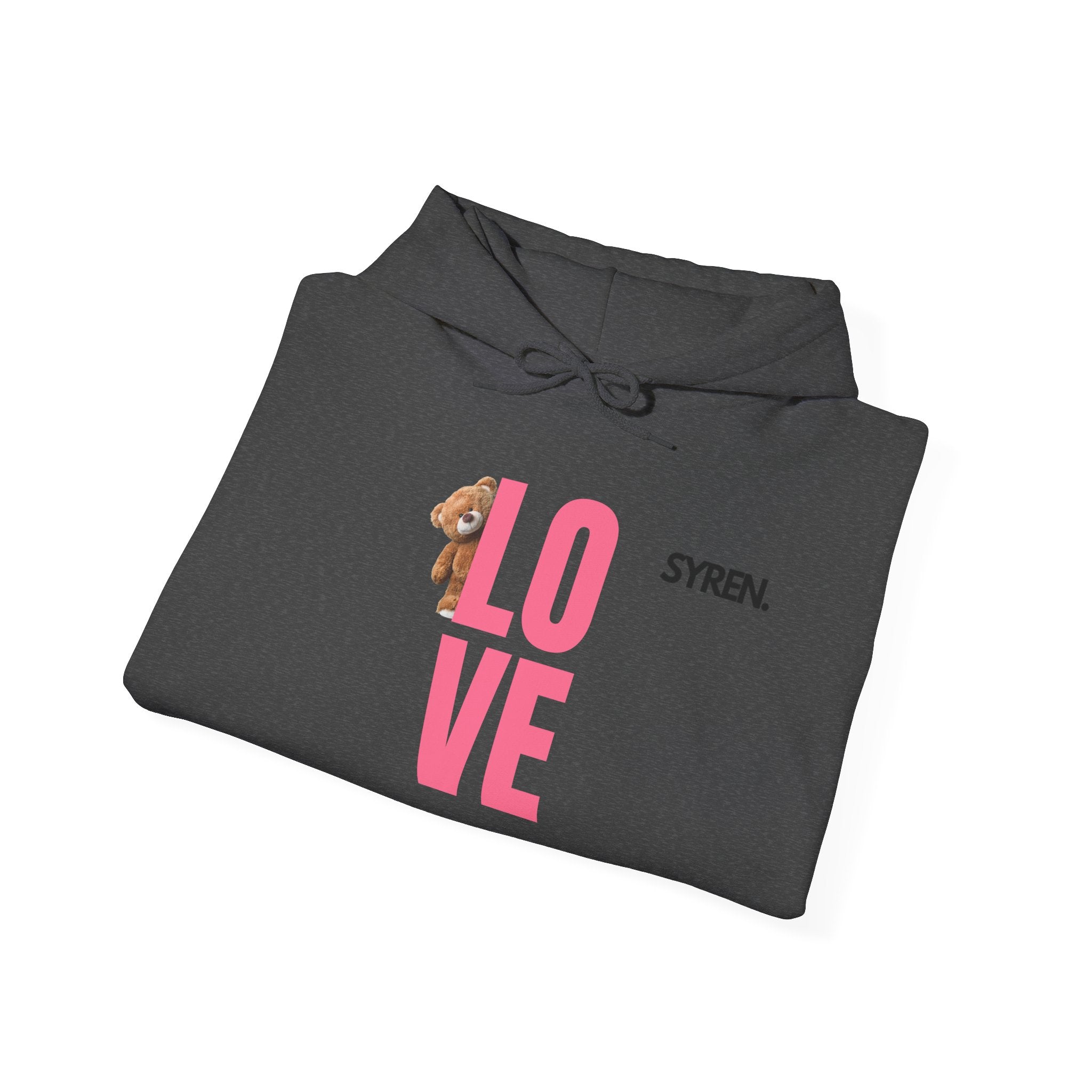 Cute bear and Love Hoodie