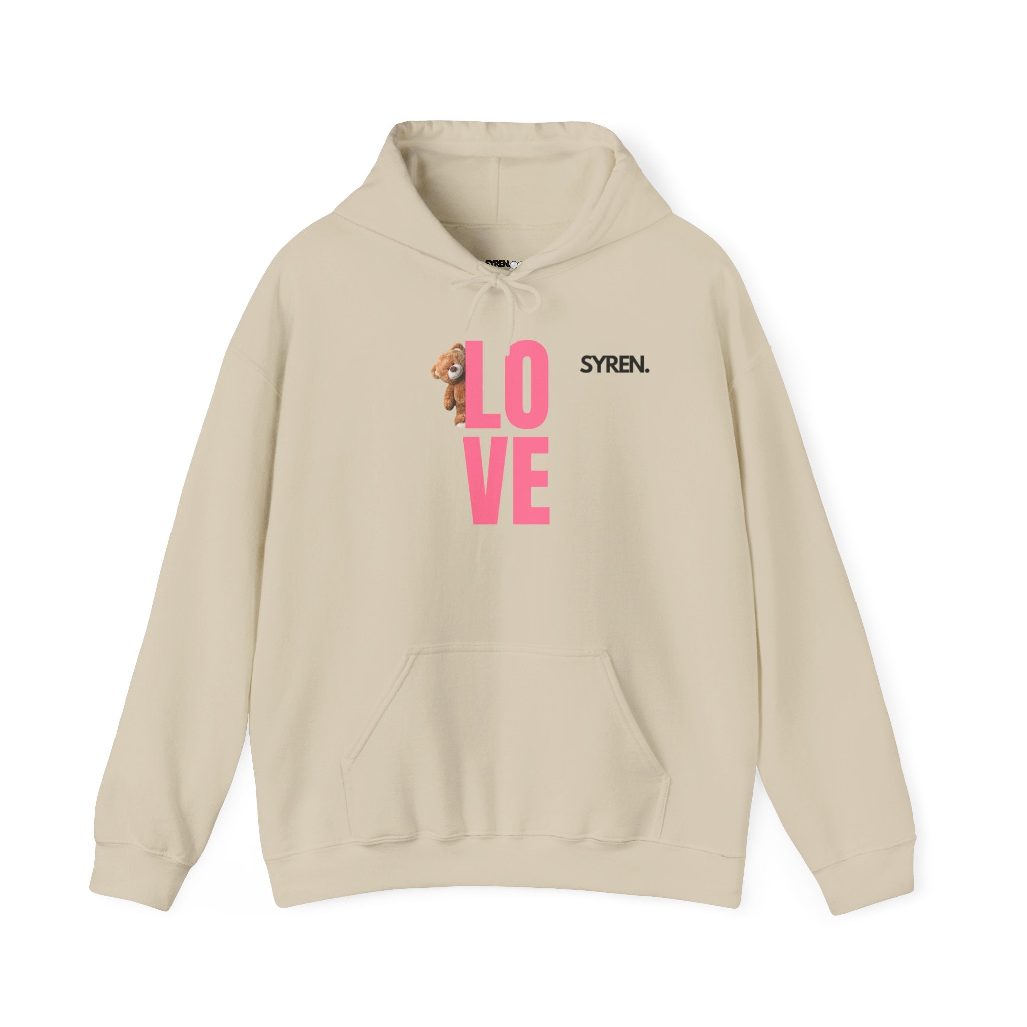 Cute bear and Love Hoodie