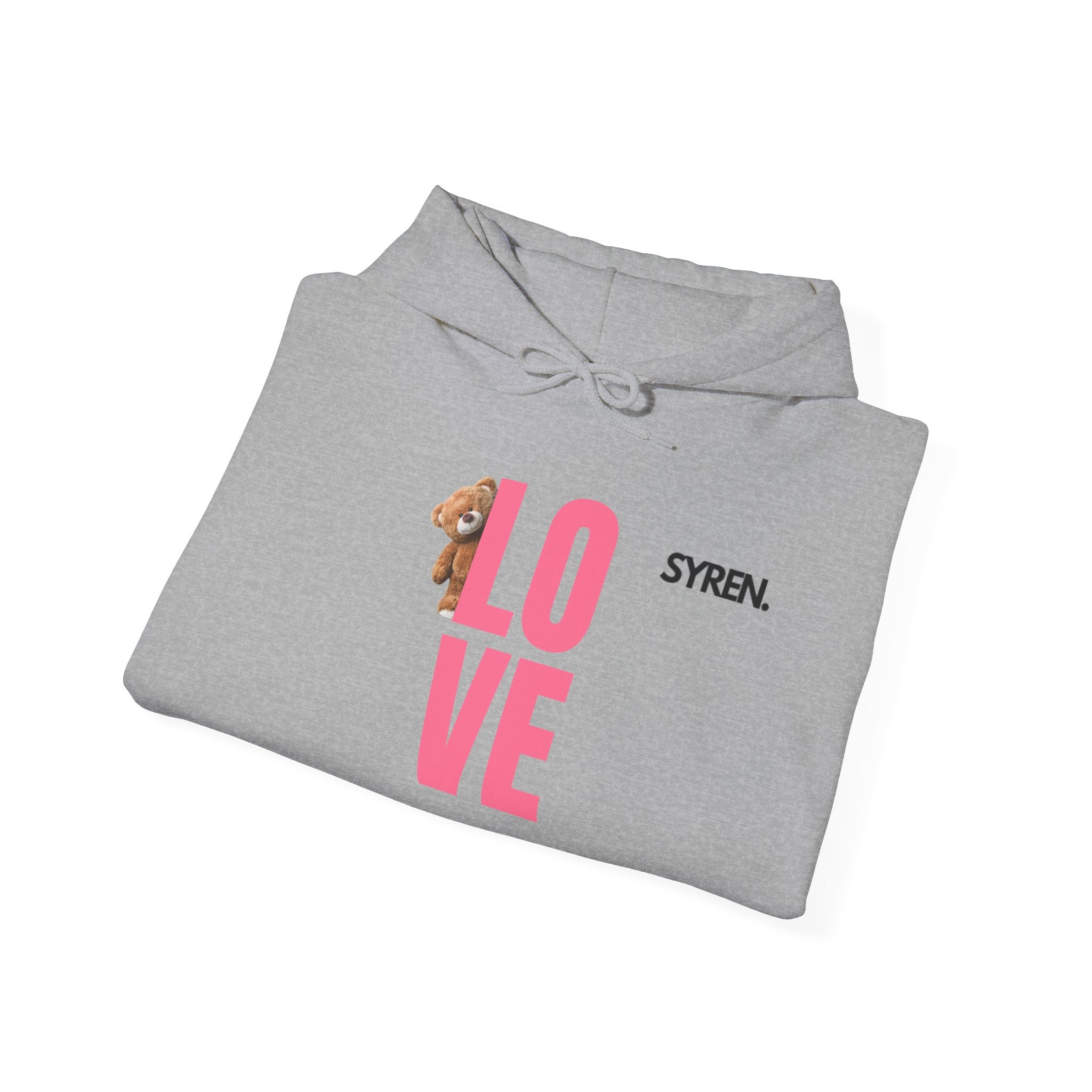 Cute bear and Love Hoodie
