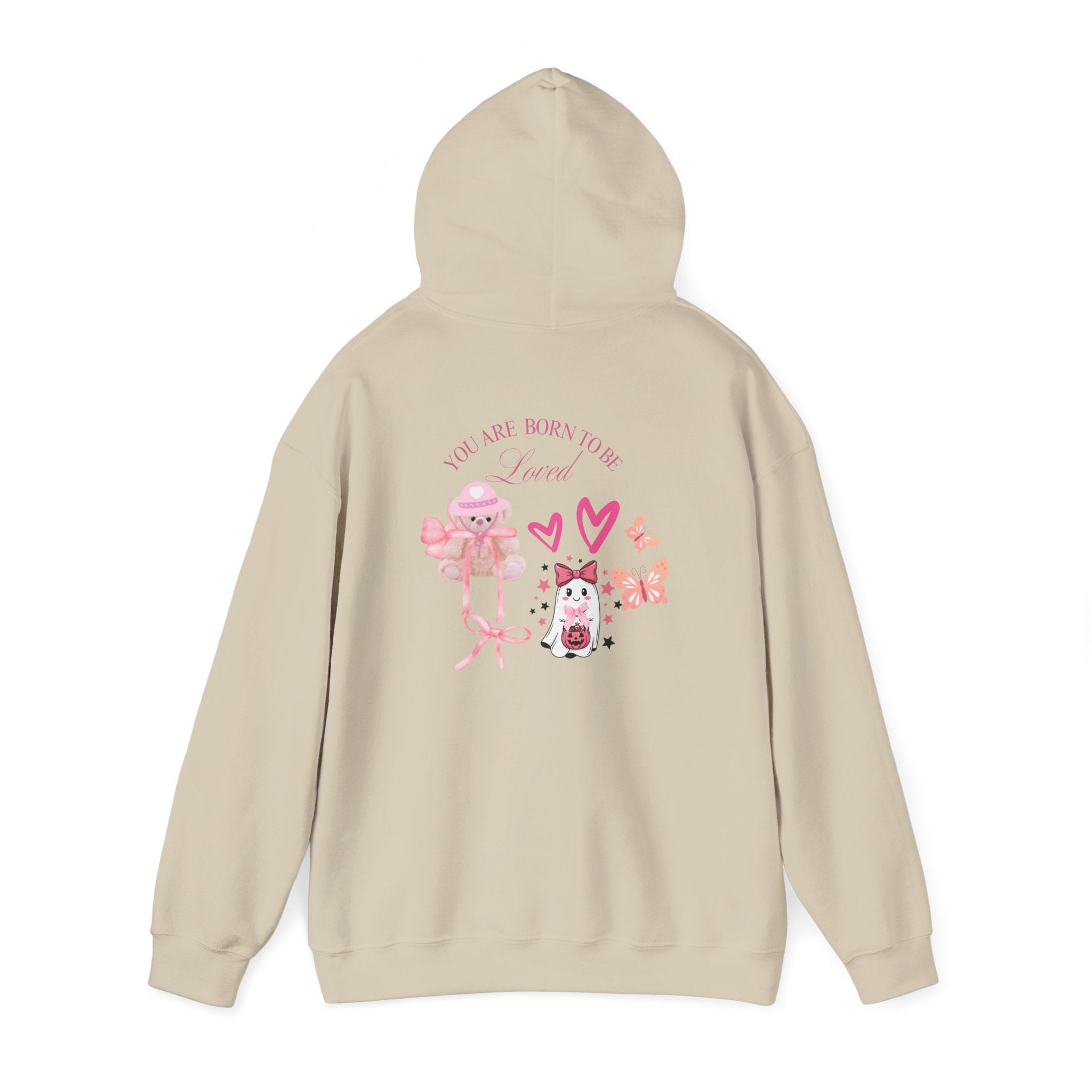 Cute Cat and Candy Design Unisex Hoodie