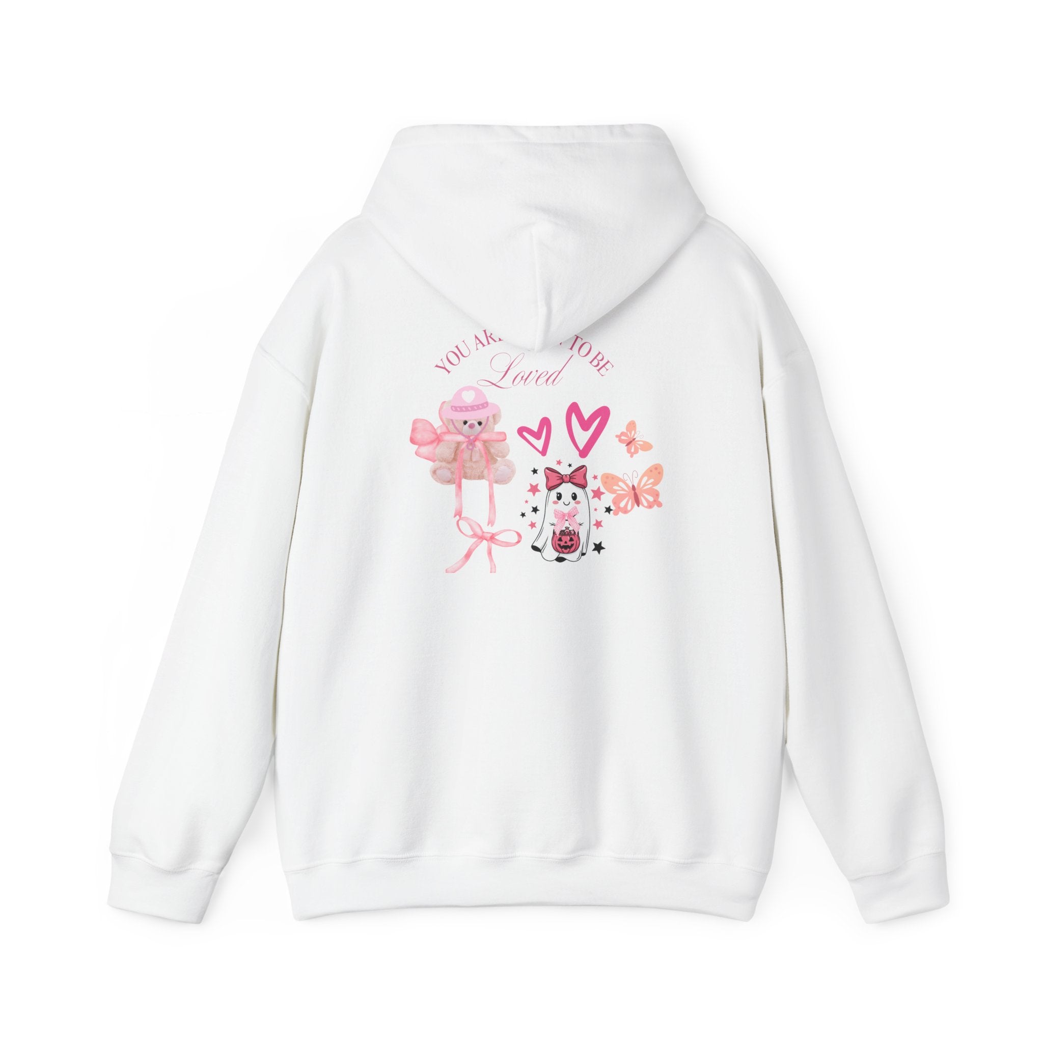 Cute Cat and Candy Design Unisex Hoodie